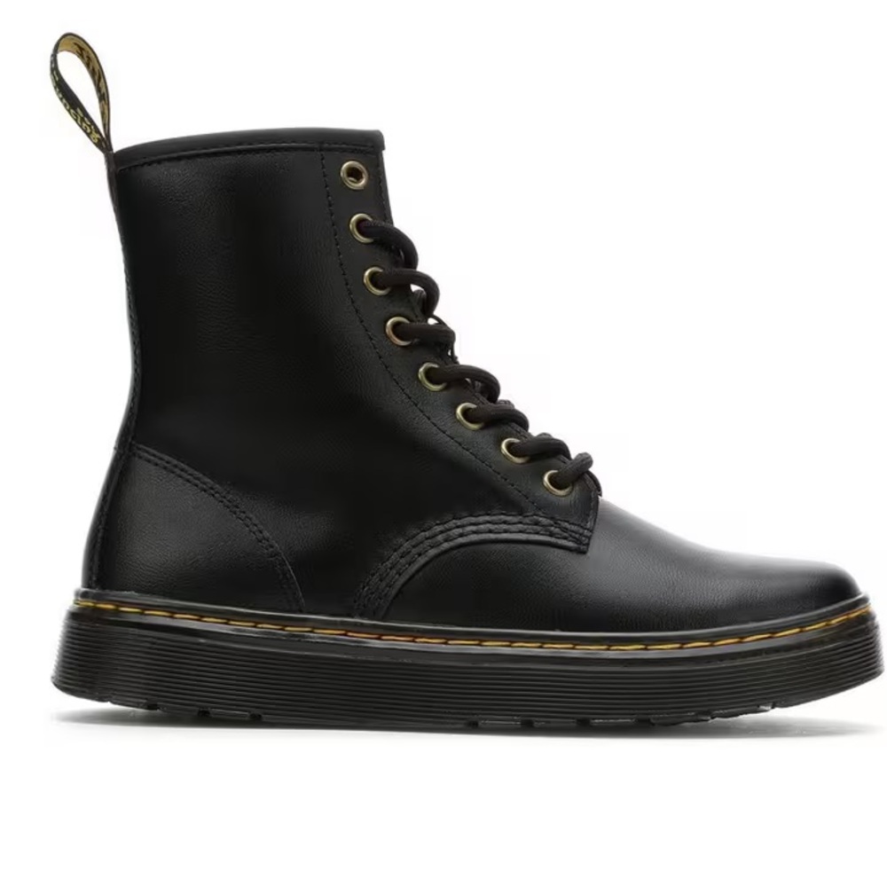 New WOMEN'S DR. MARTENS ZAVALA COMBAT BOOTS, Size US 6:UK 4